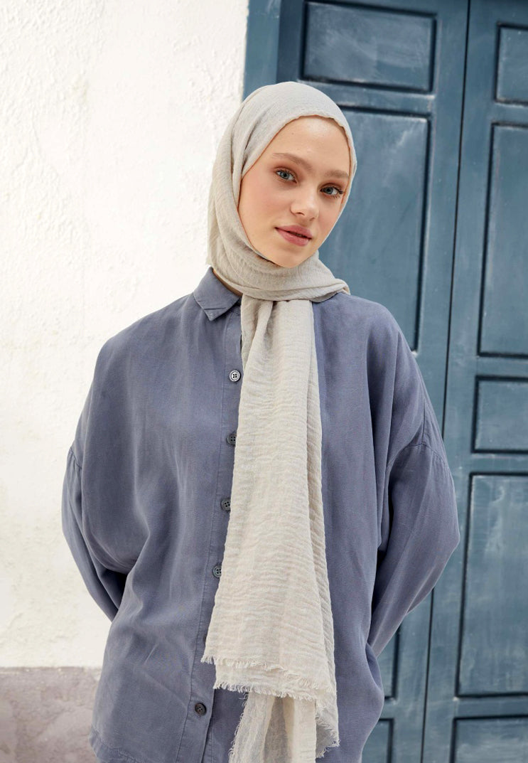 Wrinkled Shawl/ AC-1005