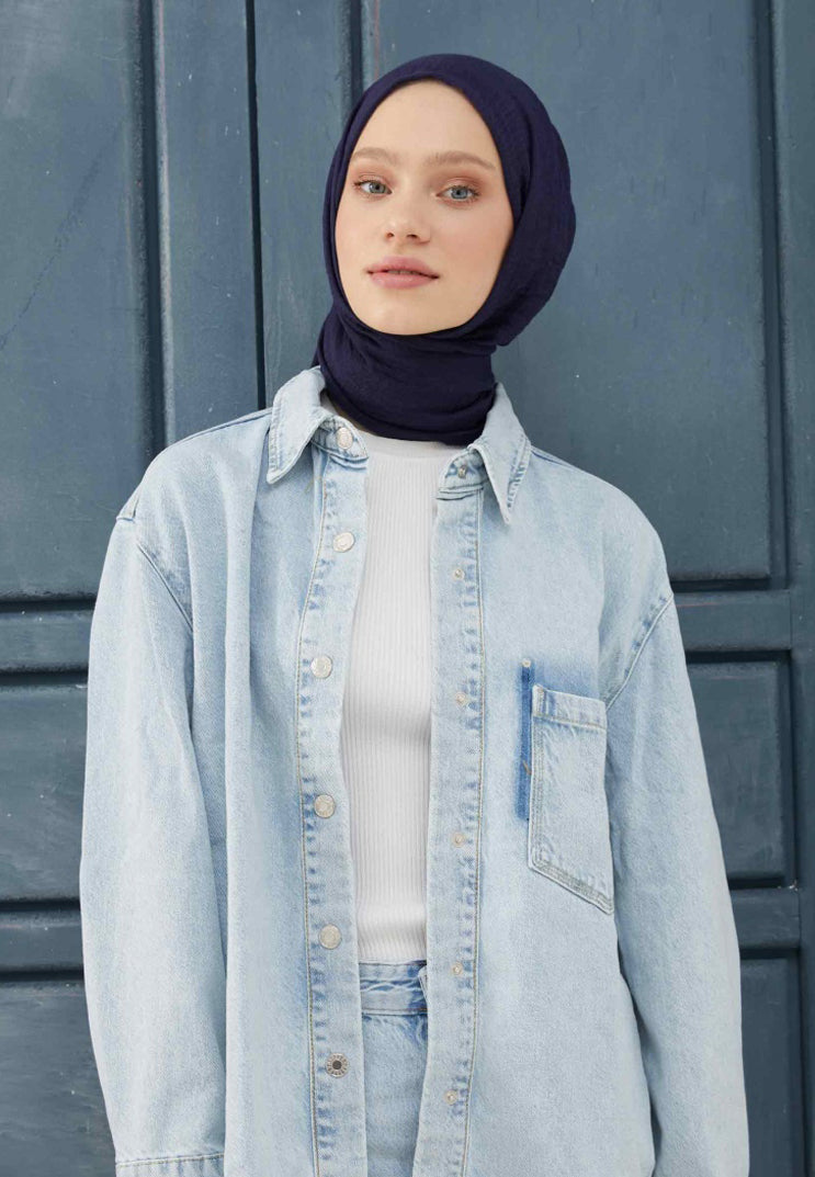 Wrinkled Shawl/ AC-1005