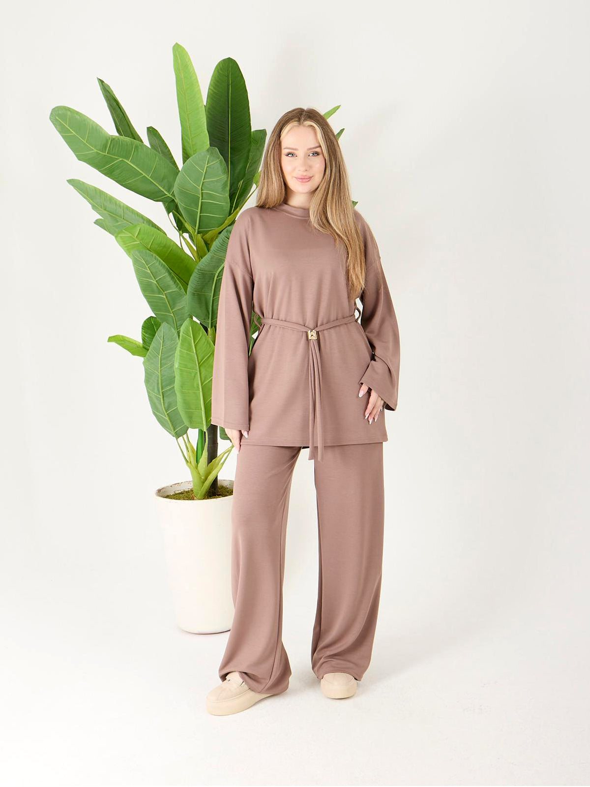 Oysho Fabric Two Pieces Set /AC-2603V