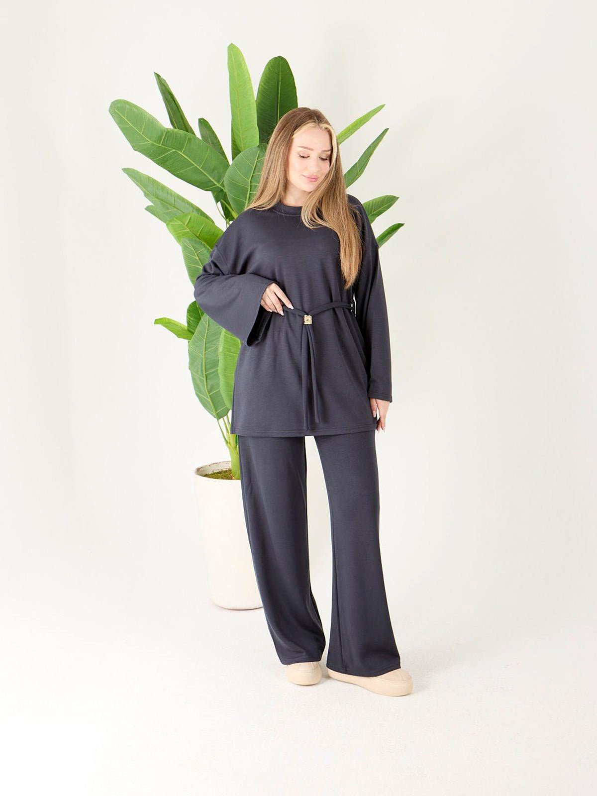 Oysho Fabric Two Pieces Set /AC-2603ANT