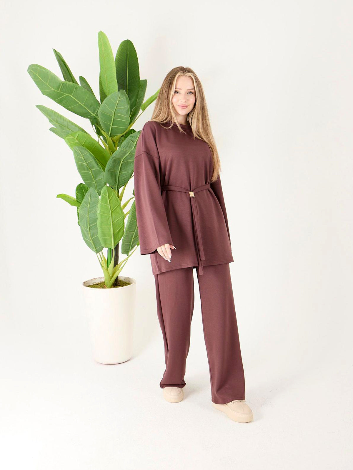 Oysho Fabric Two Pieces Set /AC-2603GK