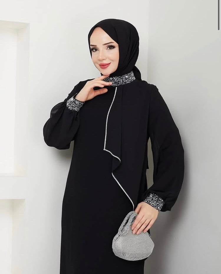 Black Color Evening Dress/AC-2102S