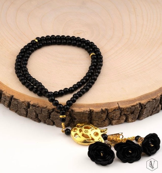 Tulip & Rose Pearl Tasbeh/AC-5003E