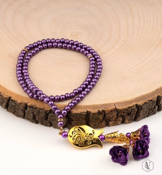 Tulip & Rose Pearl Tasbeh/AC-5003E