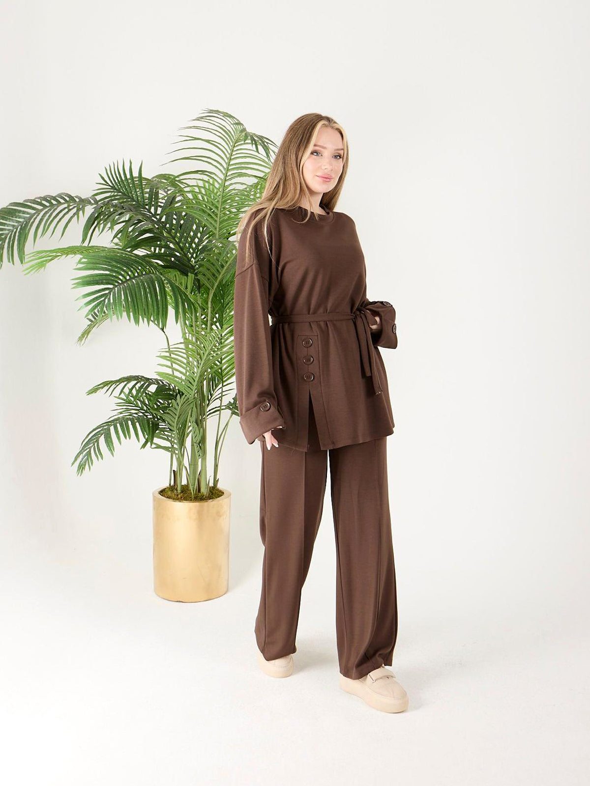 Oysho Fabric Two Pieces Set/AC-2602KH