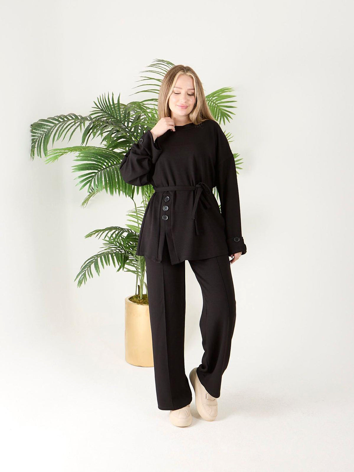 Oysho Fabric Two Pieces Set/AC-2602S