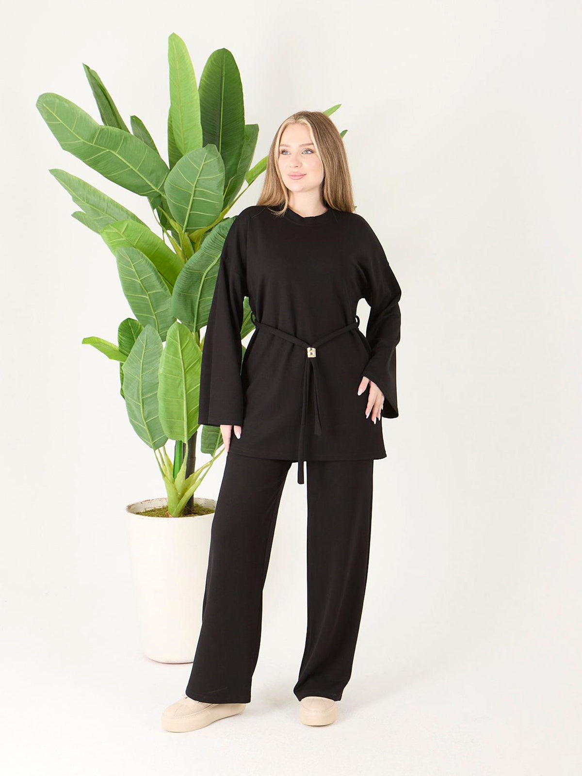 Oysho Fabric Two Pieces Set /AC-2603S