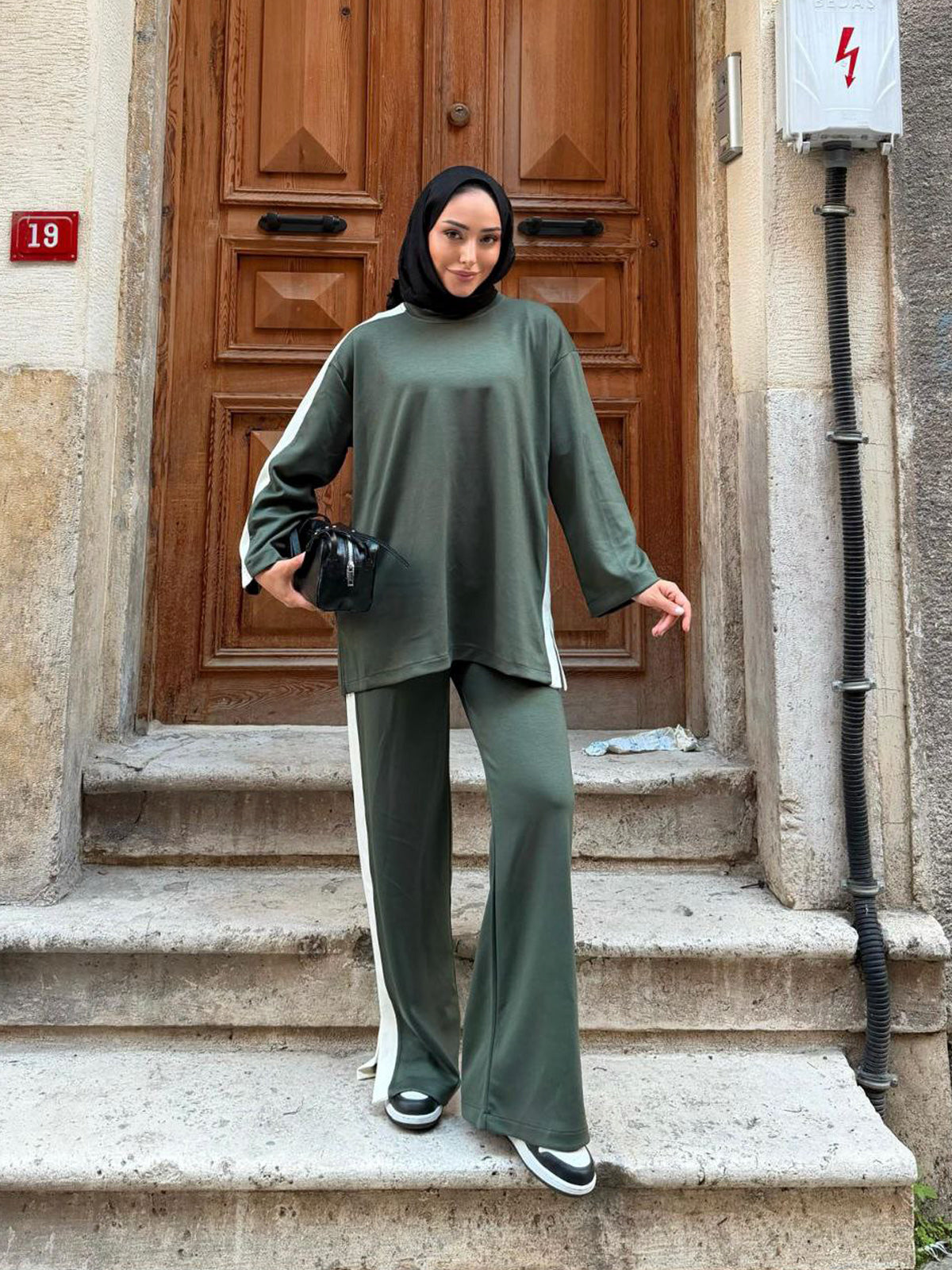 Oysho Fabric Two Pieces Set/AC-2605L