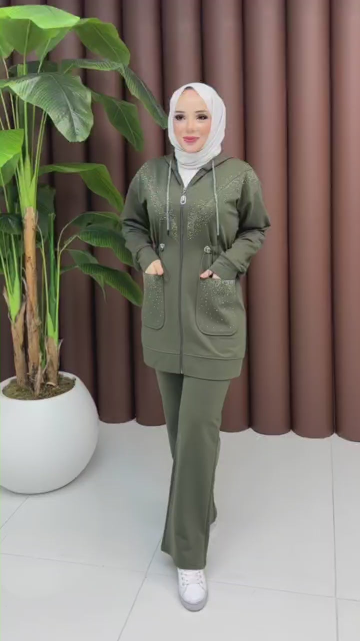 Two Pieces Tracksuit Set/AC-2608HK