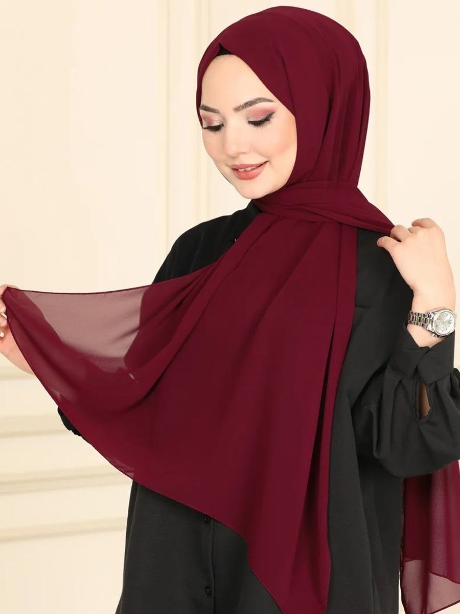 Chiffon Shawl-AC-1001-12