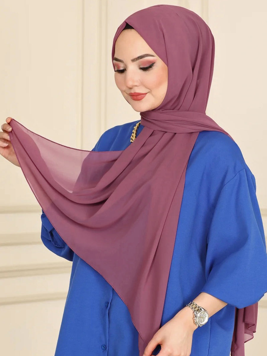 Chiffon Shawl-AC-1001-34