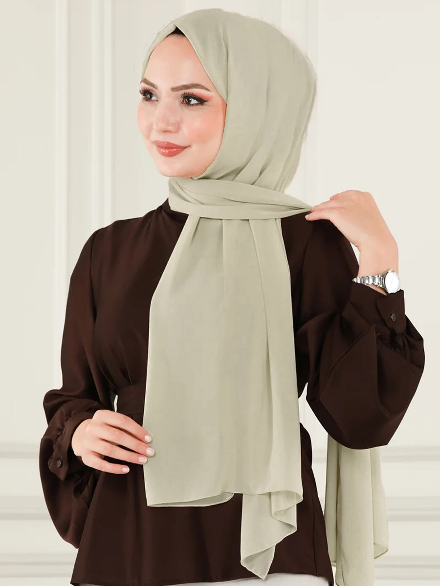 Chiffon Shawl-AC-1001-38