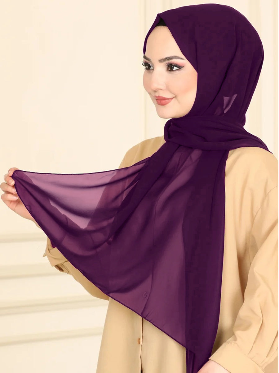 Chiffon Shawl-AC-1001-44