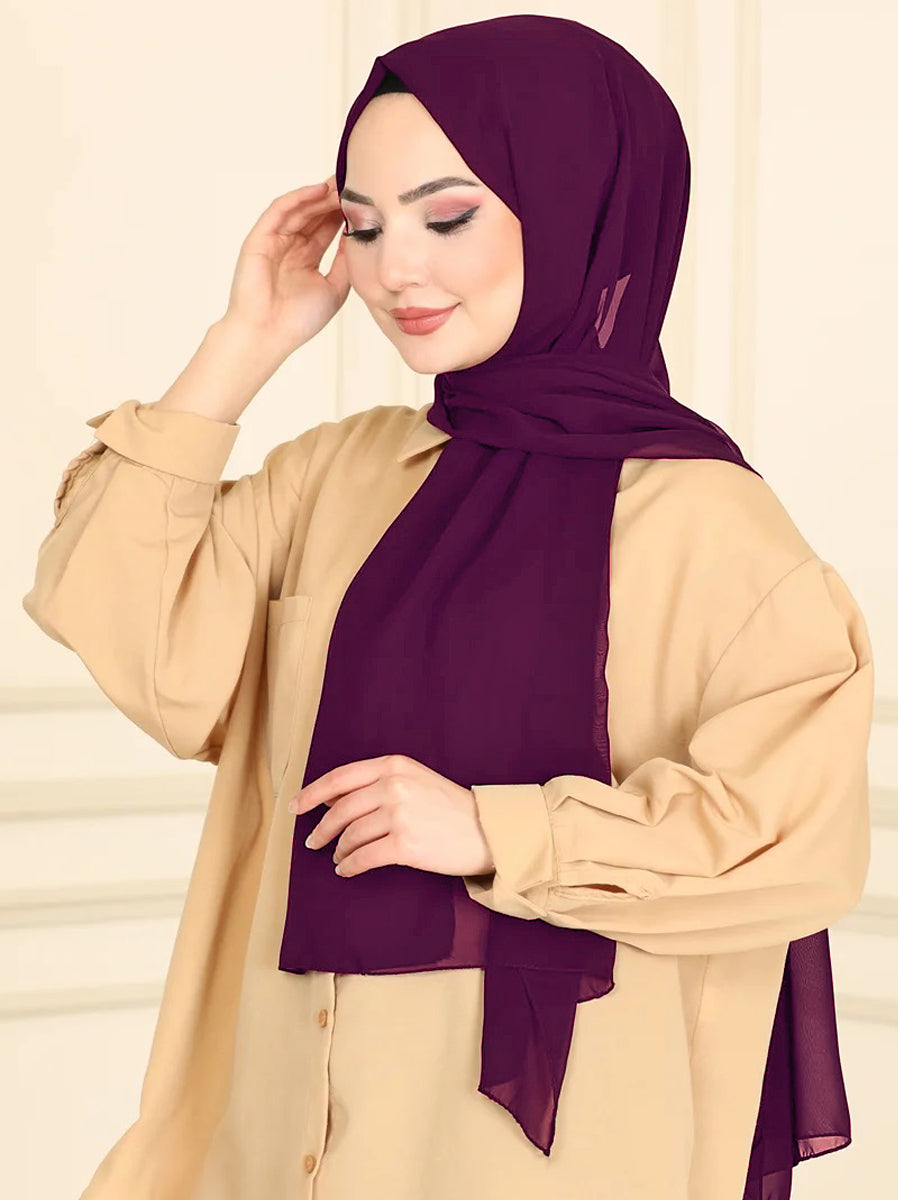 Chiffon Shawl-AC-1001-60